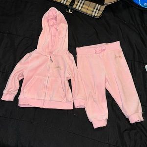 Juicy Couture Pink Sweat Suit for Baby Girl